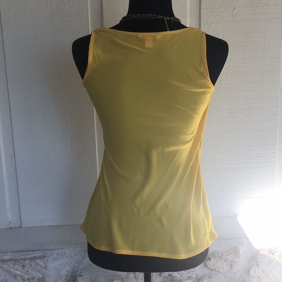 DONATED Banana Republic marigold tank/blouse - Picture 4 of 6
